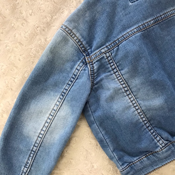 Baby B’Gosh Denim Jean Jacket 3T Light Wash Fading - Picture 6 of 6
